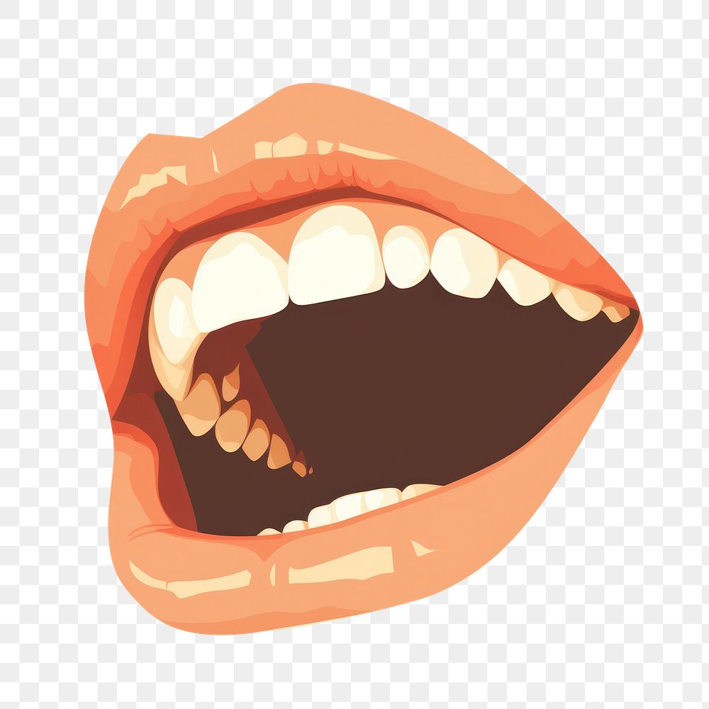 PNG Open Screaming Mouth mouth shouting laughing. AI generated Image by rawpixel.