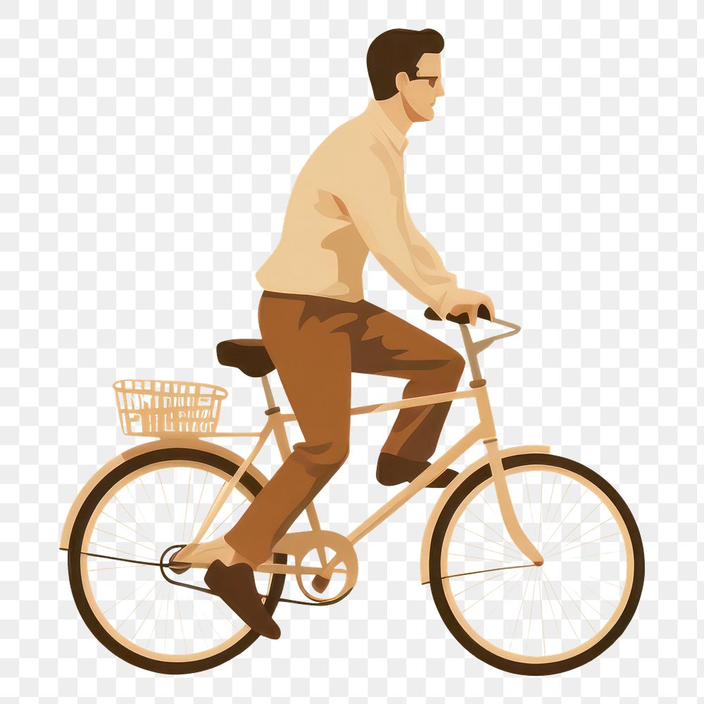 PNG Couple riding bicycles vehicle cycling sports. AI generated Image by rawpixel.