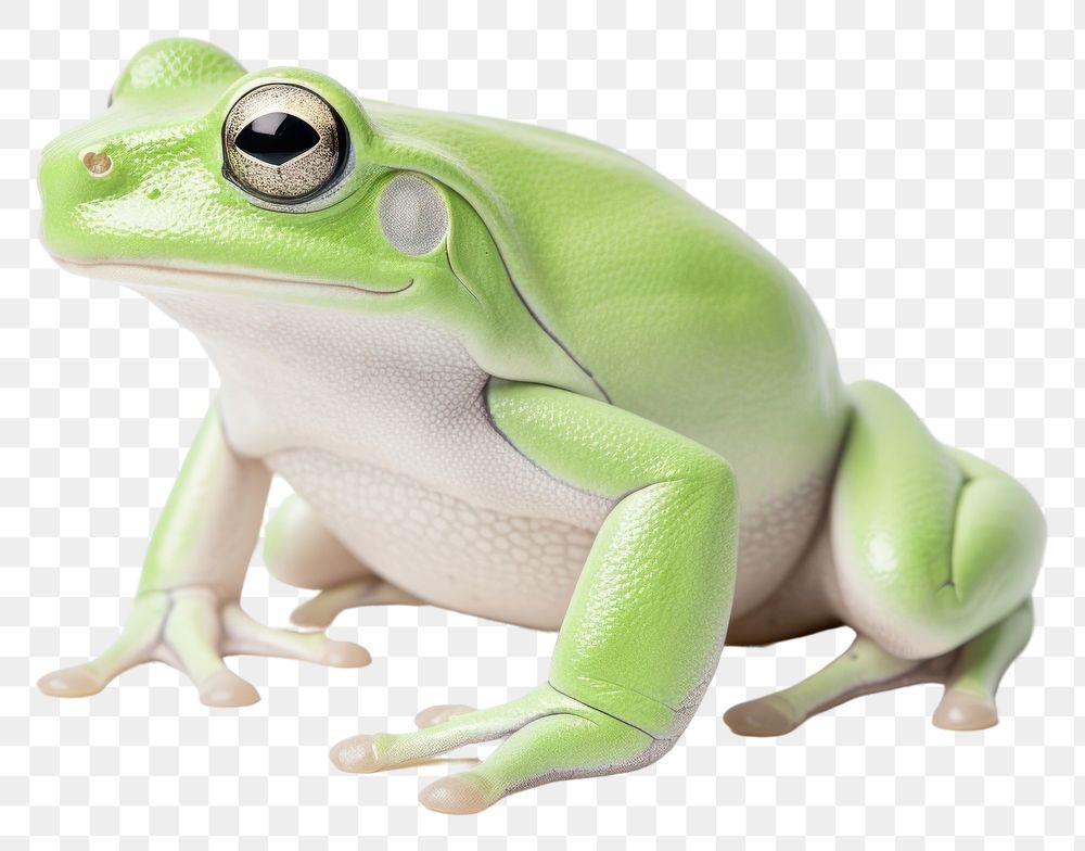 PNG Whites tree frog amphibian wildlife reptile. AI generated Image by rawpixel.