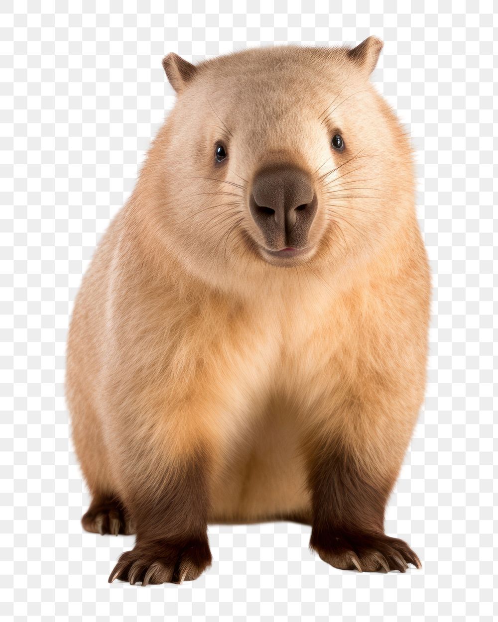 PNG Wombat wildlife mammal animal. AI generated Image by rawpixel.