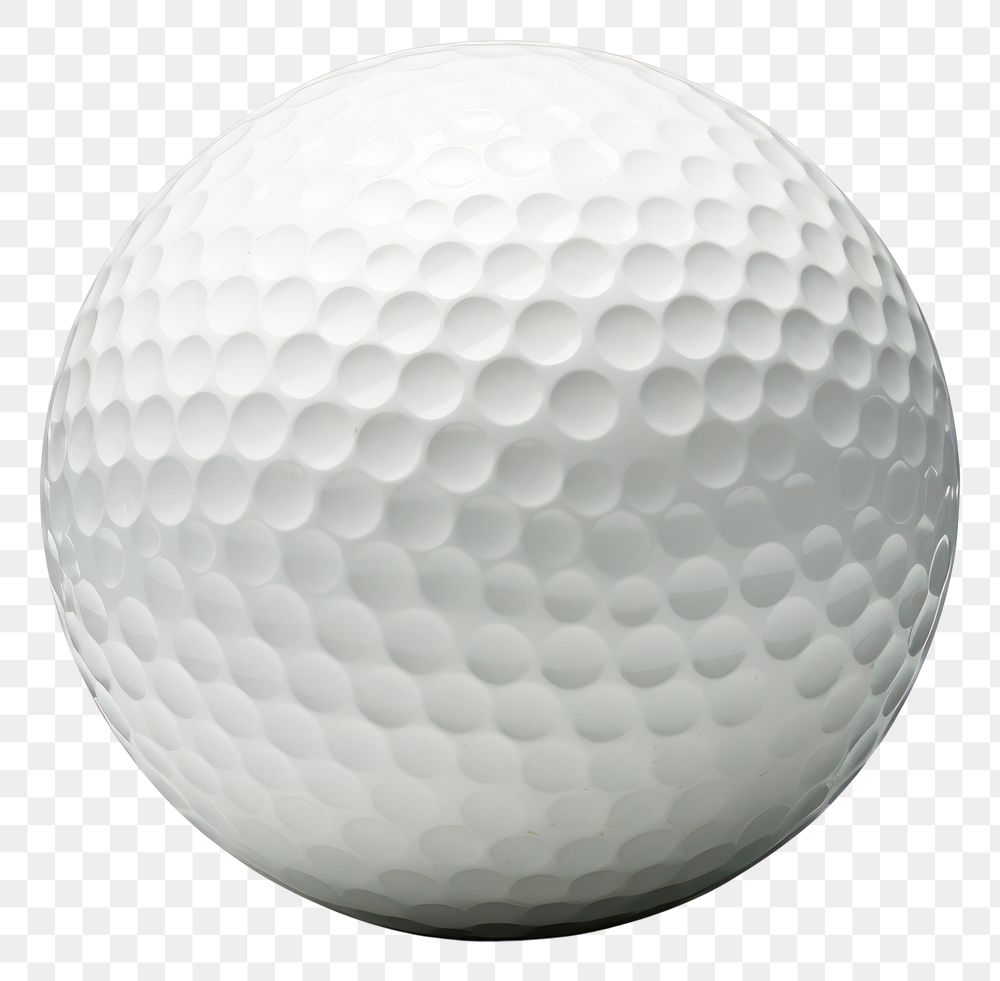 PNG  Golf ball sports white white background. AI generated Image by rawpixel.