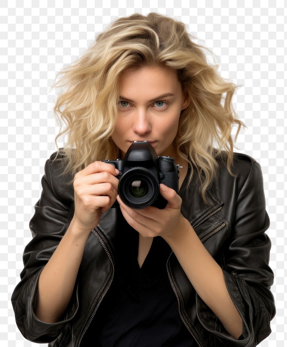 PNG Portrait camera adult photographing. AI generated Image by rawpixel.