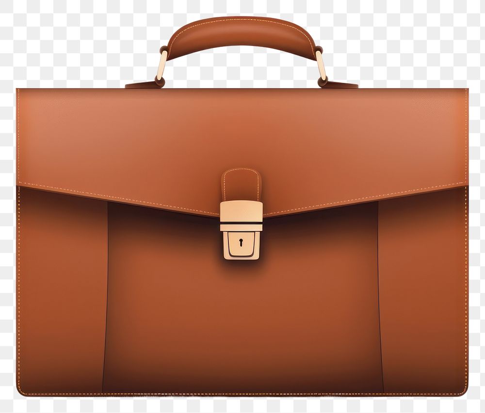 PNG Business Briefcase briefcase leather brown. AI generated Image by rawpixel.