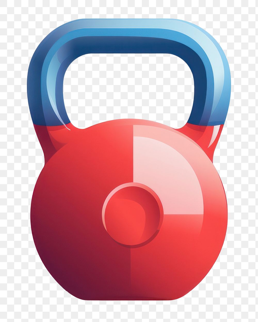 PNG  A 35lb kettlebell gym exercise weight. AI generated Image by rawpixel.