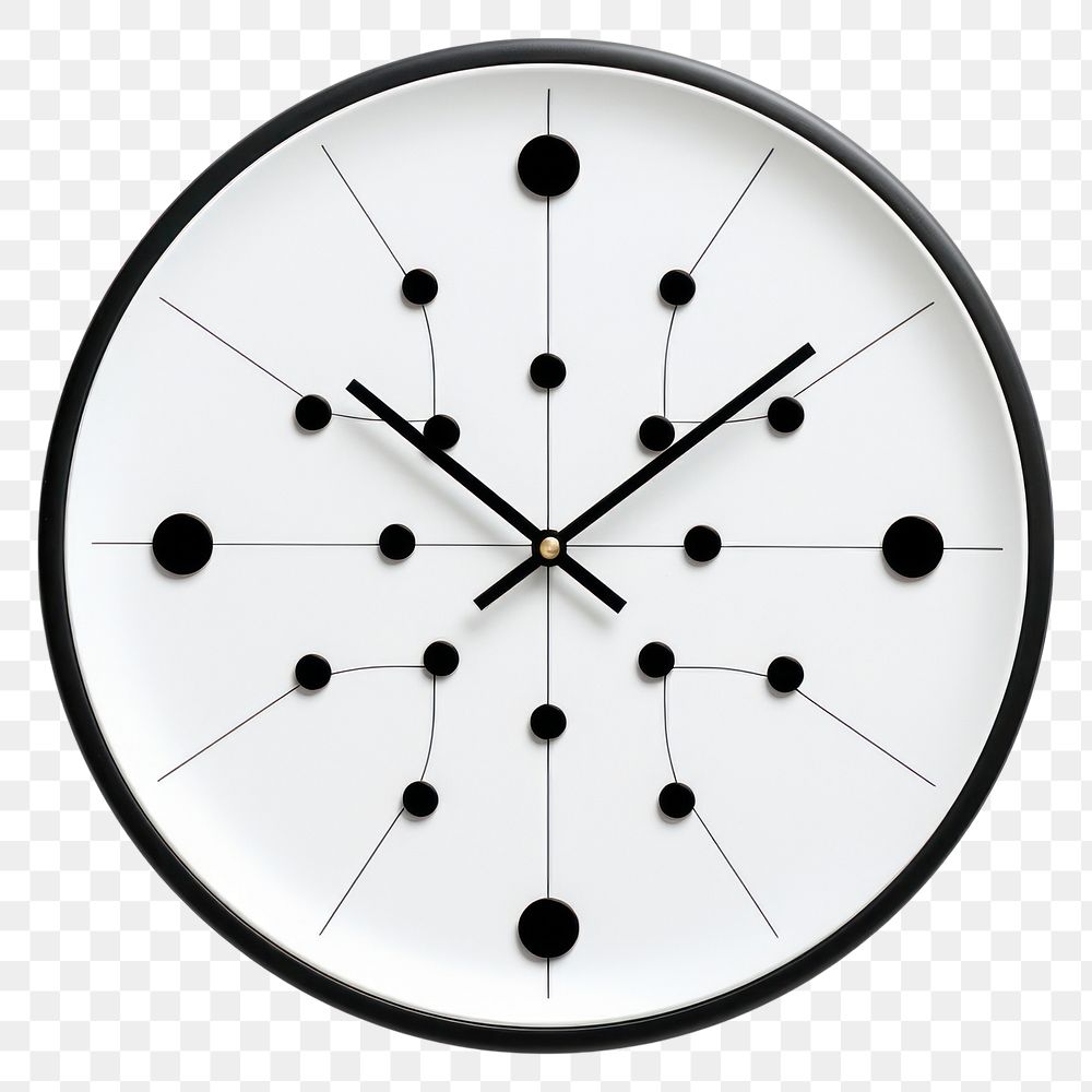 PNG Modern clock black white background chandelier. AI generated Image by rawpixel.