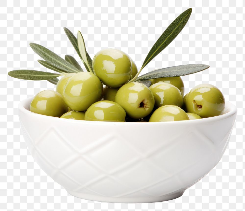 PNG Bowl olive fruit plant. AI generated Image by rawpixel.
