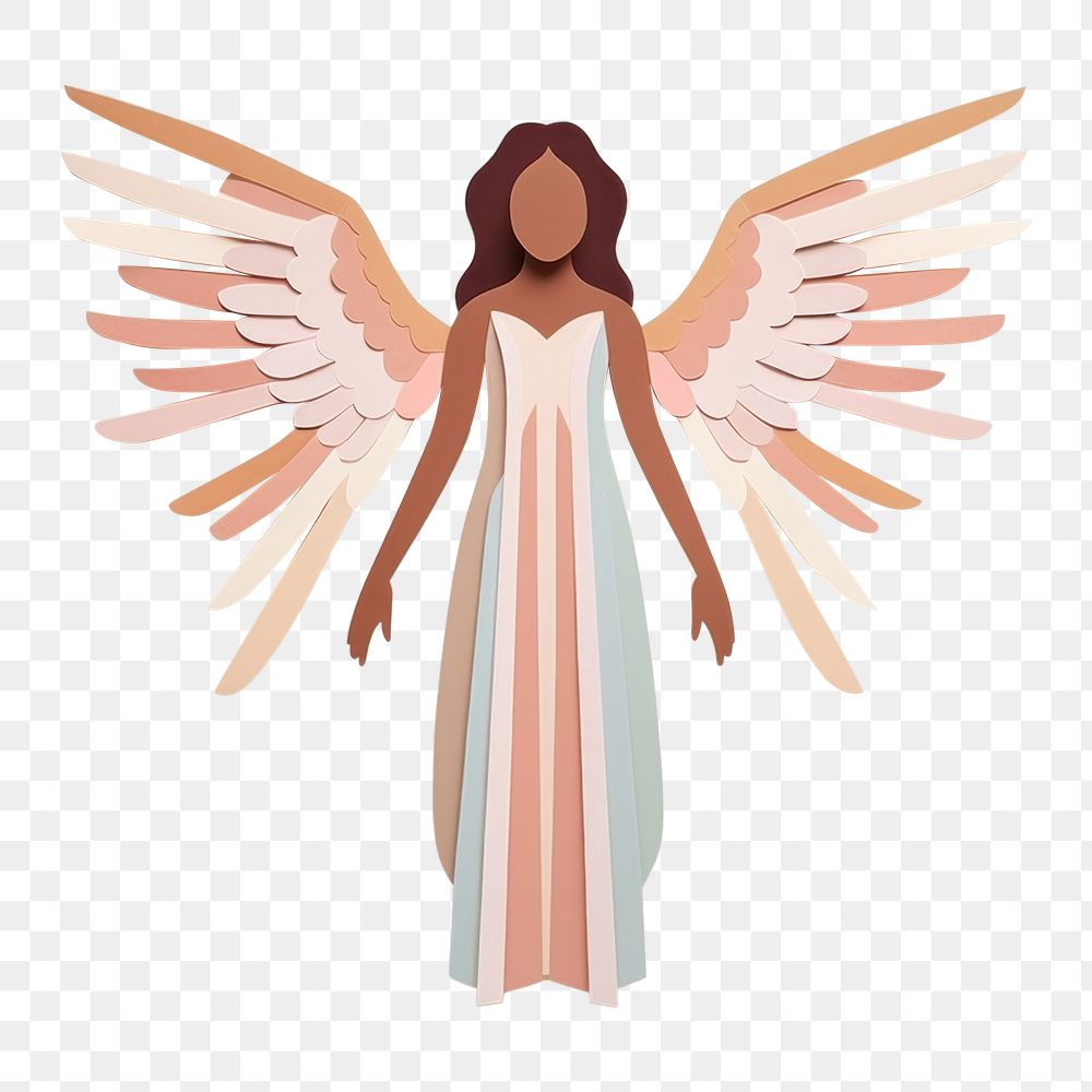 PNG Angel craft representation spirituality. AI generated Image by rawpixel.