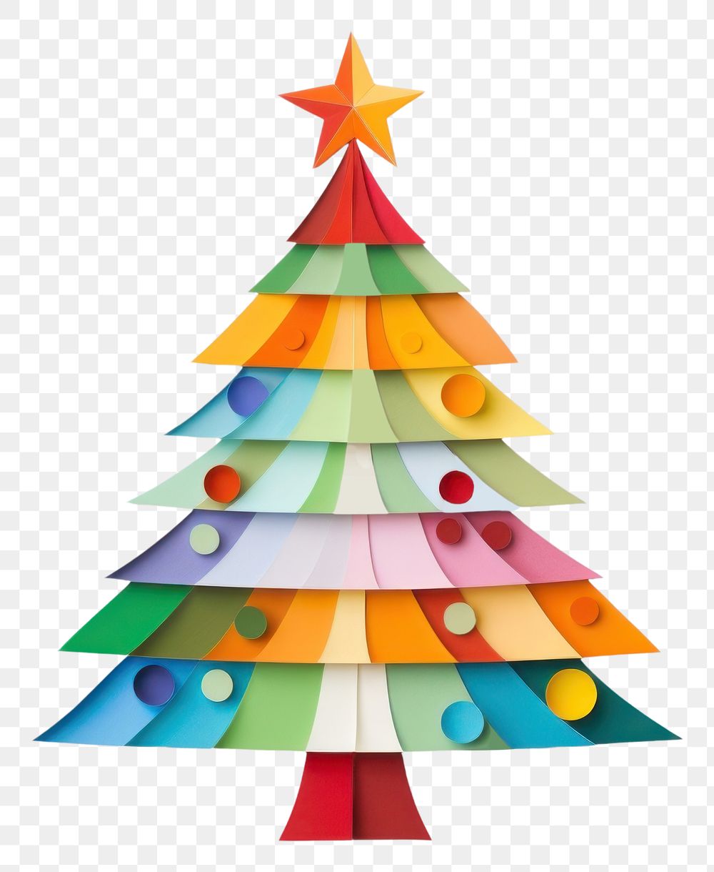 PNG Chrismast tree christmas art white background. AI generated Image by rawpixel.