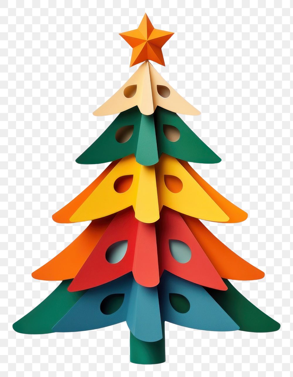 PNG Chrismast tree art white background celebration. AI generated Image by rawpixel.