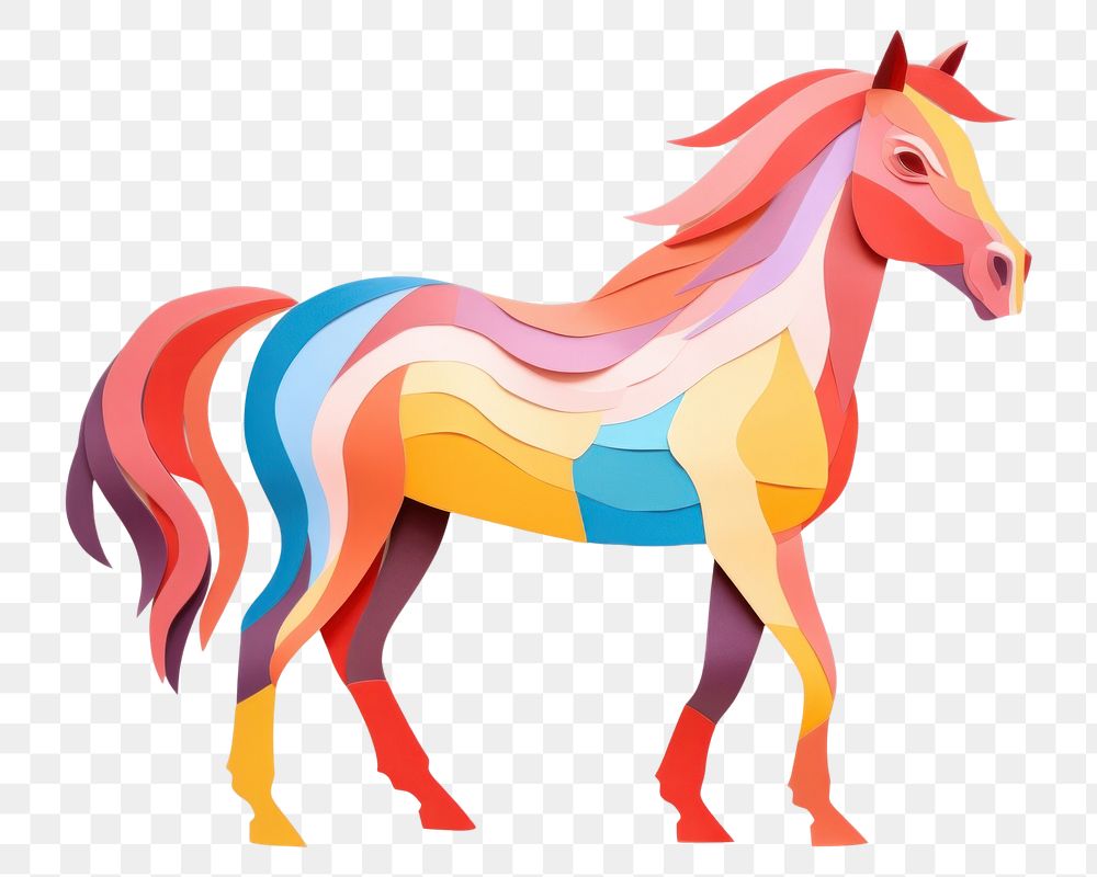 PNG  Horse animal mammal art. AI generated Image by rawpixel.
