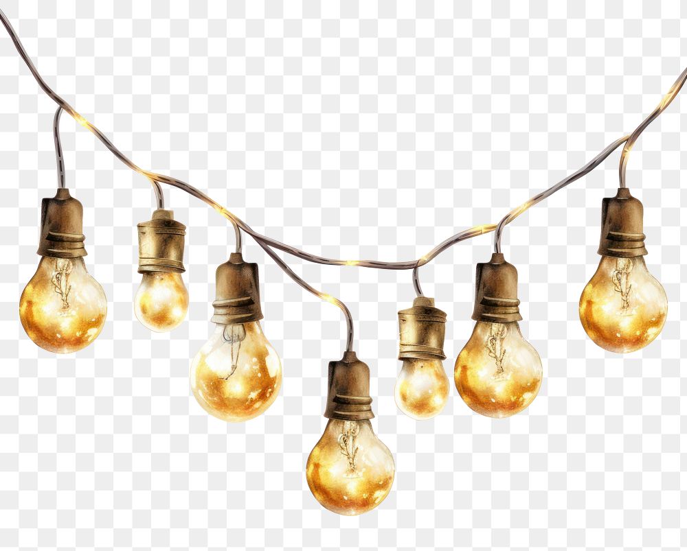 PNG Lightbulb illuminated electricity celebration