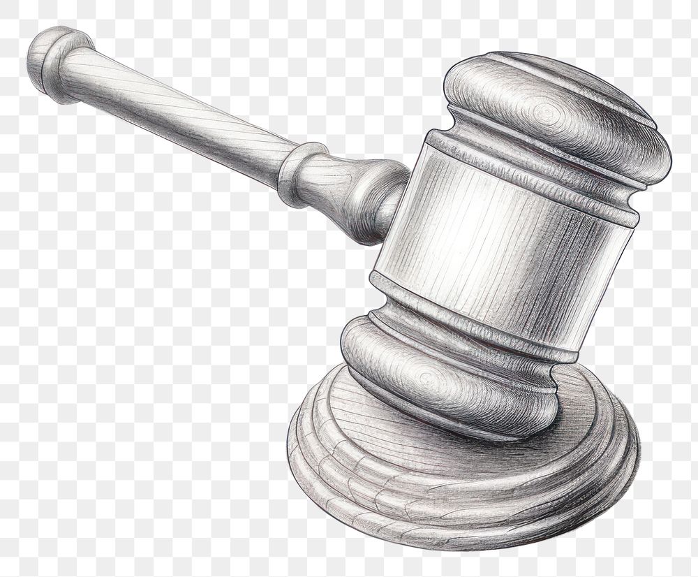PNG  Gavel white background courthouse device. AI generated Image by rawpixel.
