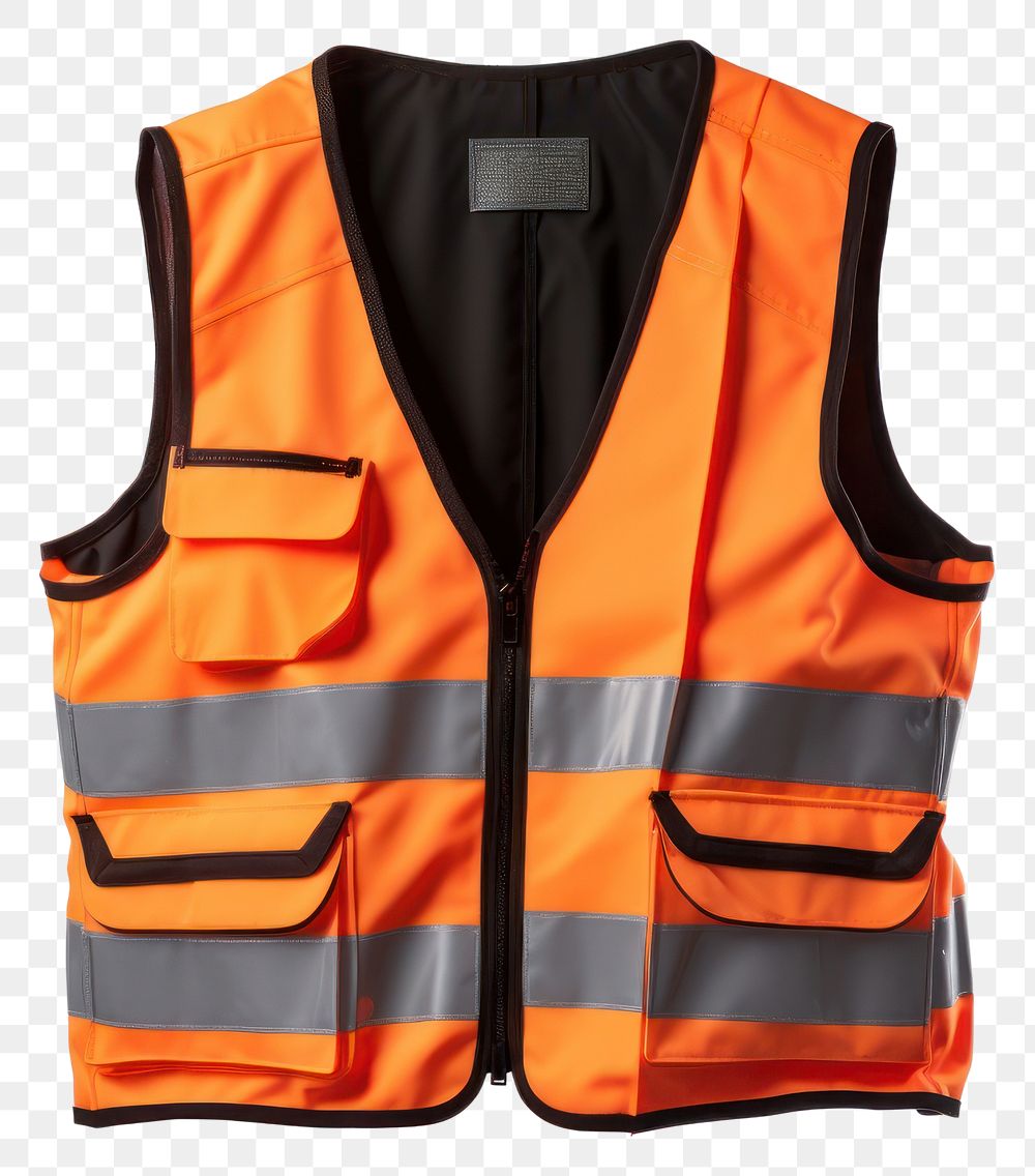 PNG Vest white background protection lifejacket. AI generated Image by rawpixel.