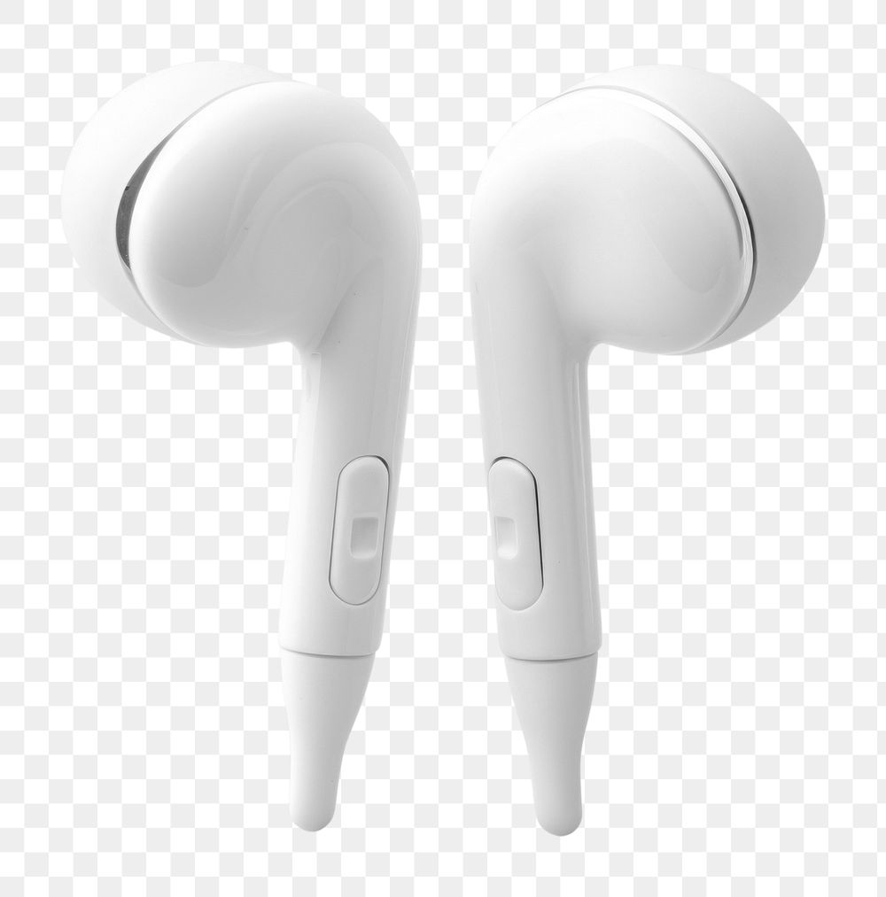 PNG A White headphones wireless earpieces headset white  