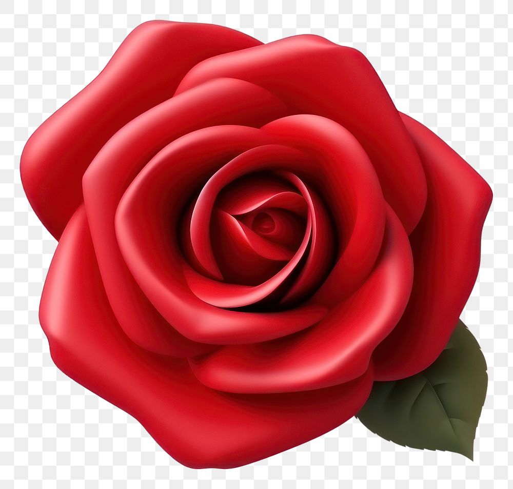 PNG Red rose flower plant white background
