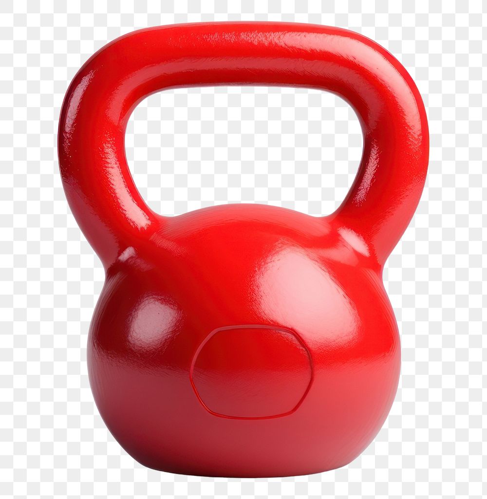 PNG  A 35lb kettlebell gym equipment exercise. AI generated Image by rawpixel.
