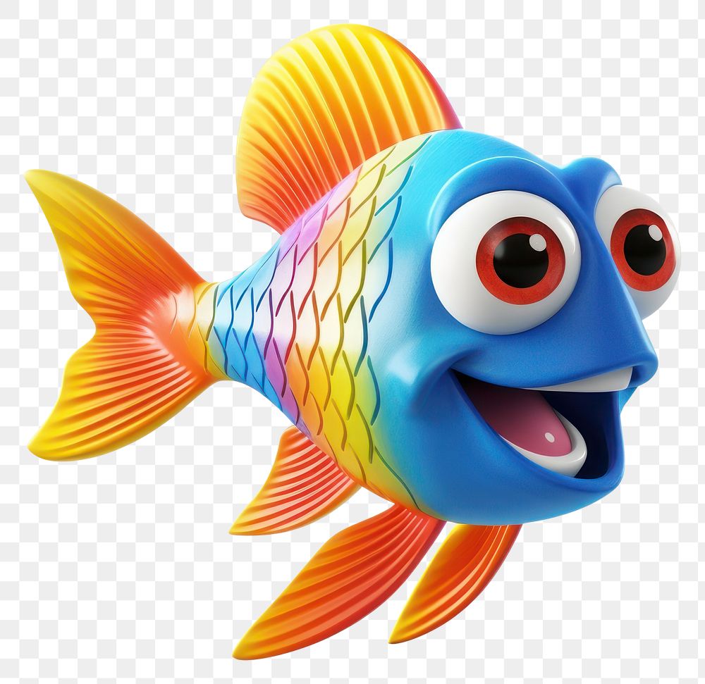 PNG Fish goldfish cartoon animal. 