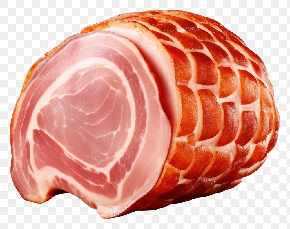 PNG Meat ham food pork. AI generated Image by rawpixel.