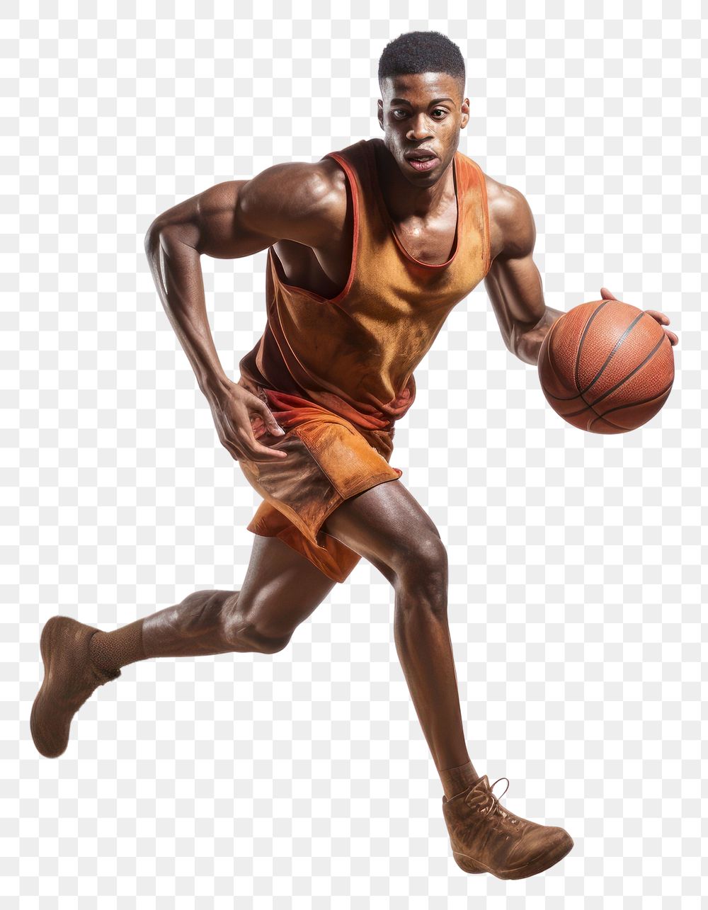 PNG African playing basketball sports person adult. AI generated Image by rawpixel.