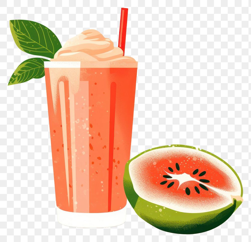 PNG  Smoothie fruit drink juice. AI generated Image by rawpixel.