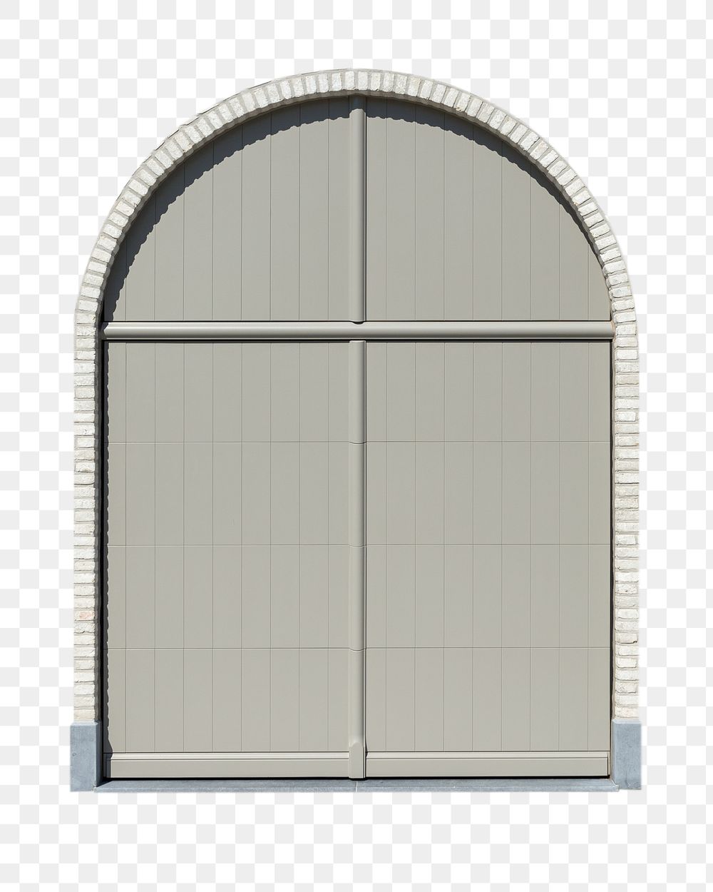 Arched gate png, transparent background