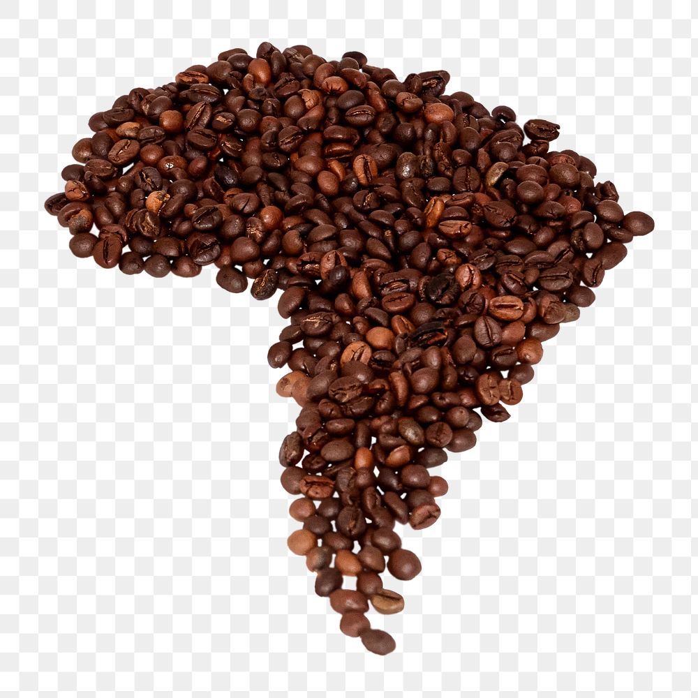 Coffee beans png, transparent background