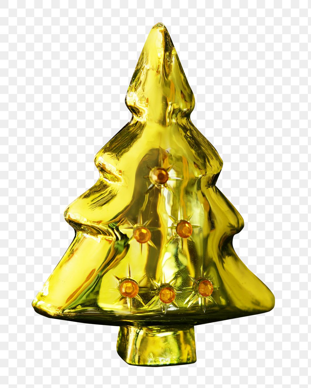 Christmas tree ornament png, transparent background