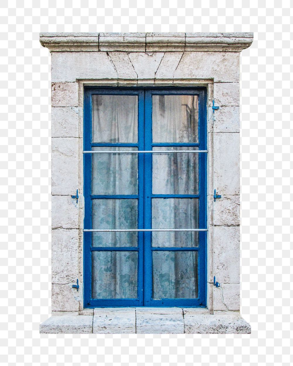 Blue window png, transparent background