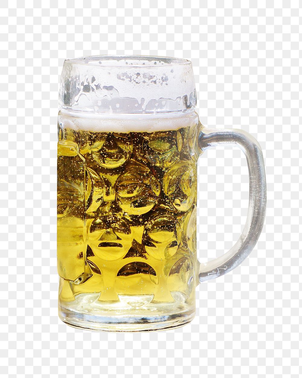 Beer mug png, transparent background