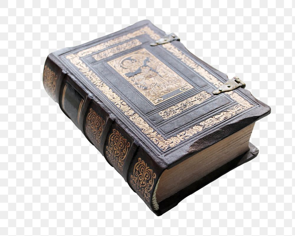 Ancient bible book png, transparent background