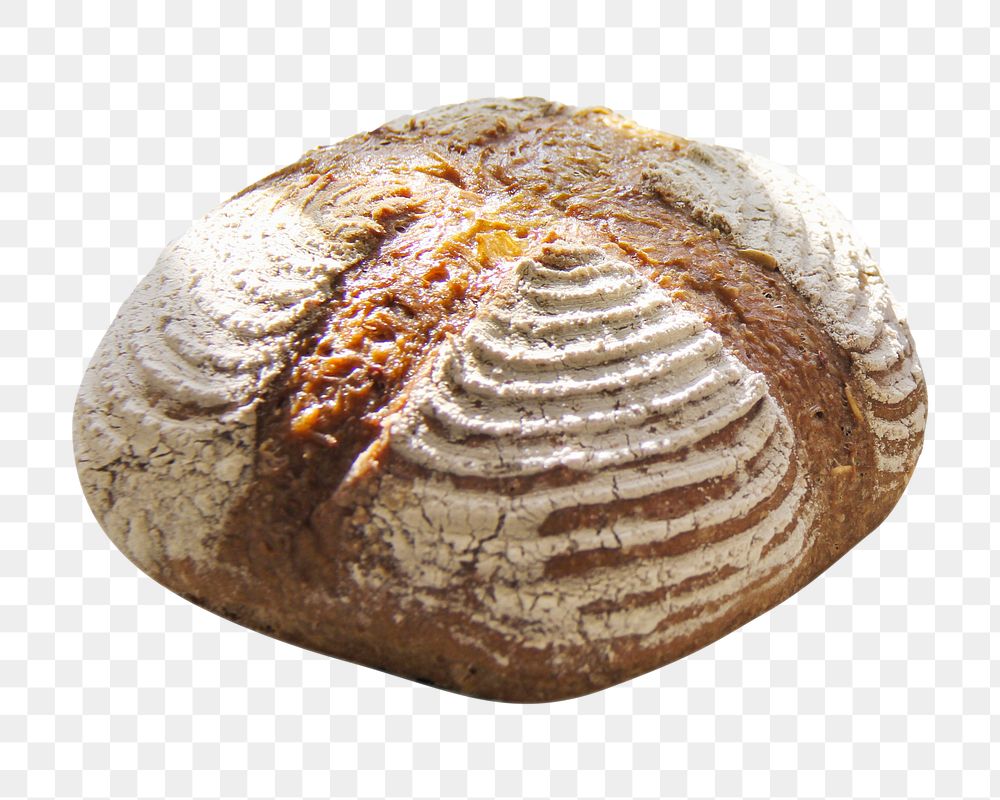 Bread loaf png, transparent background