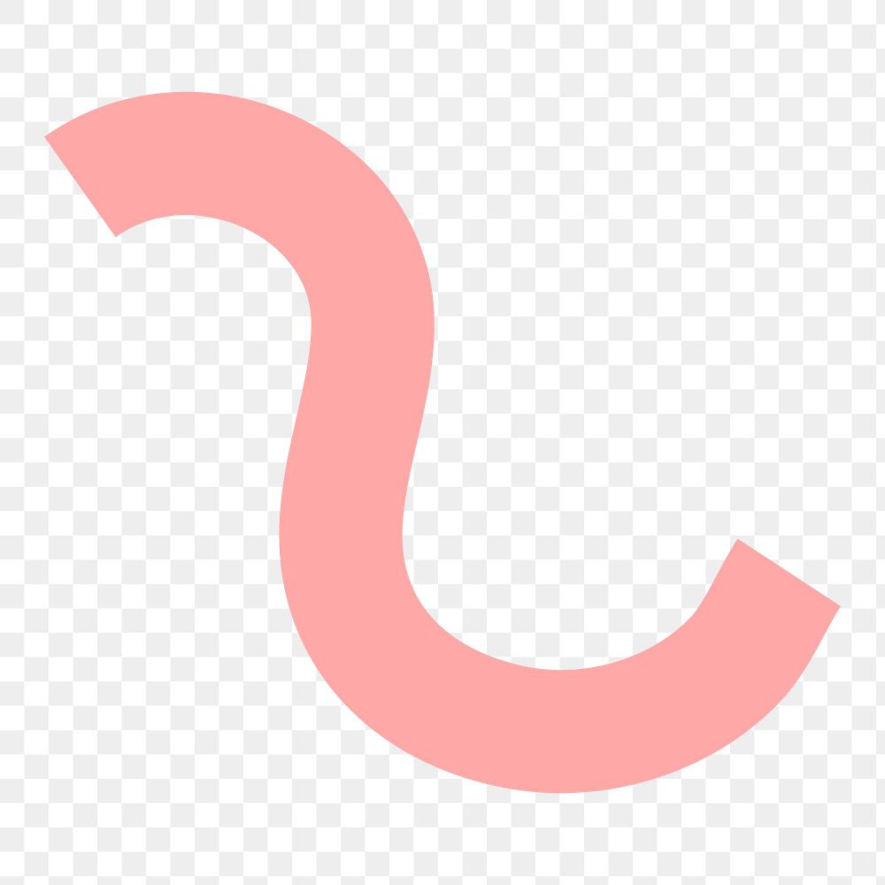 Pink squiggly line png, transparent | Premium PNG - rawpixel