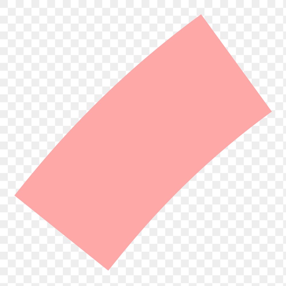 Pink geometric shape png, transparent background
