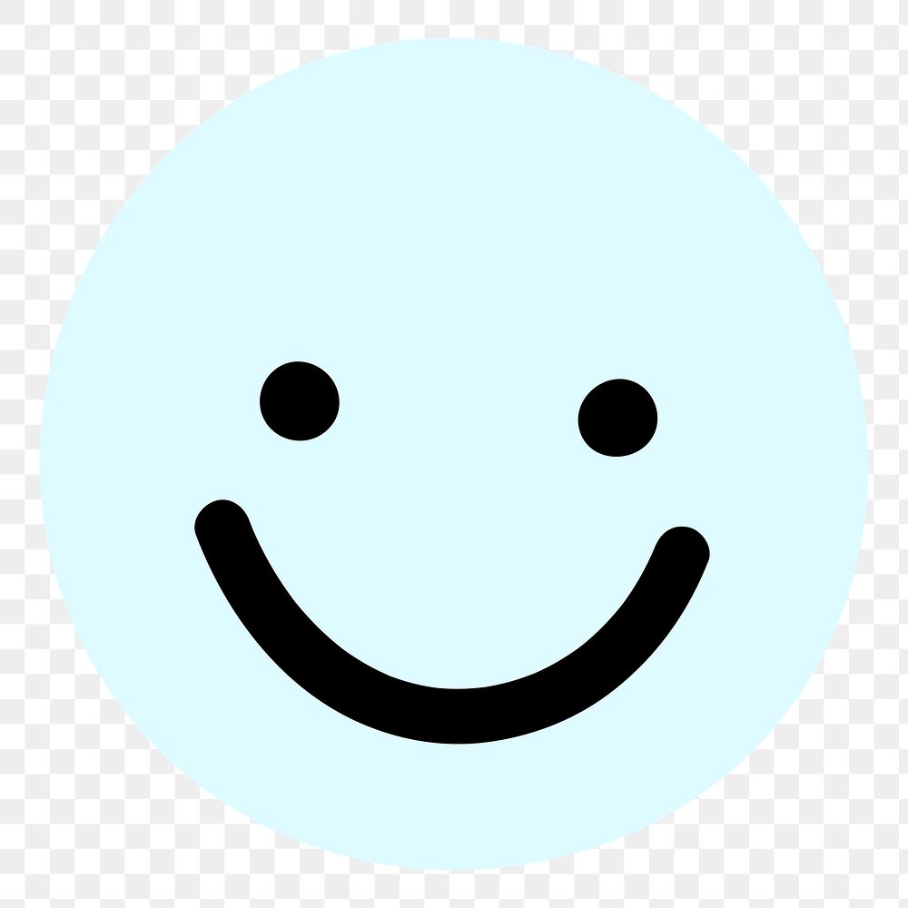 Smile emoticon png sticker, transparent background
