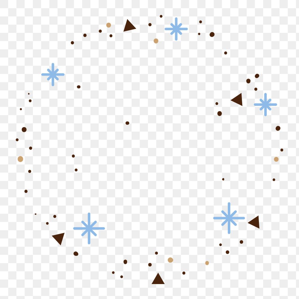 Winter snow png, line art illustration, transparent background