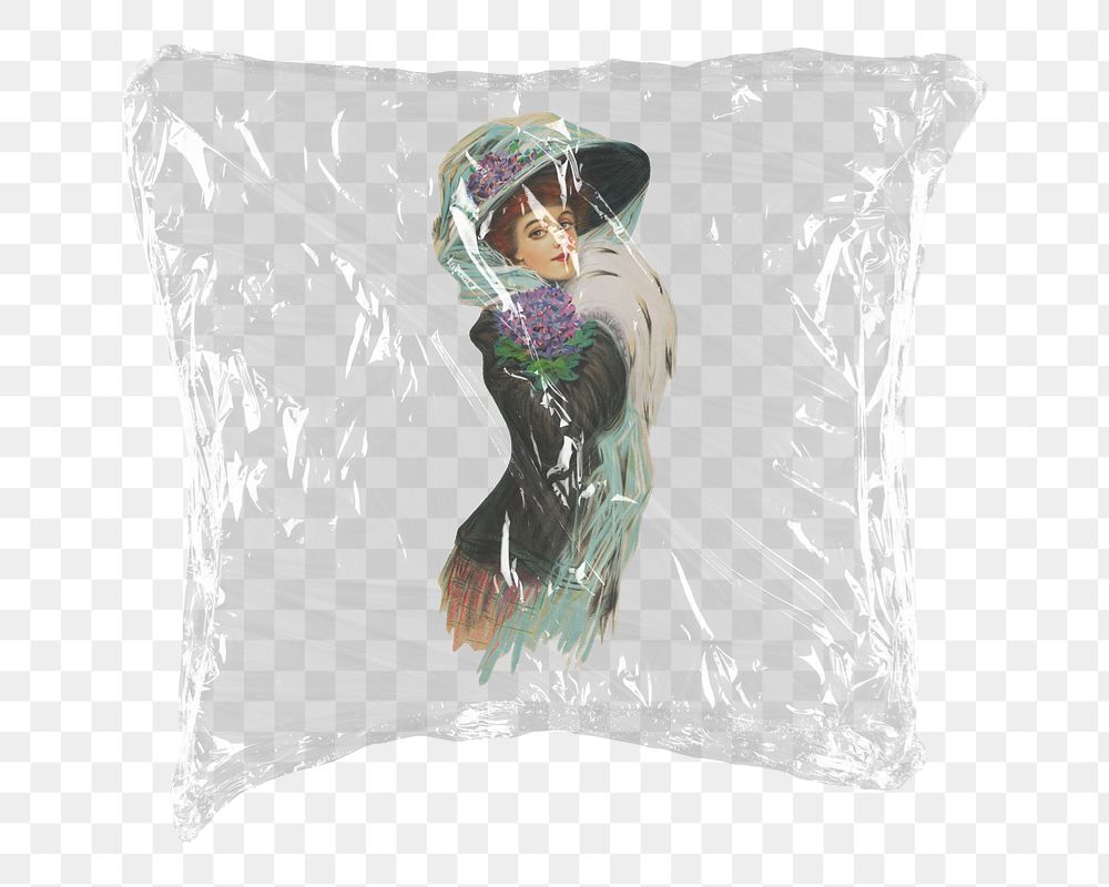 Hamilton King's Violet png sticker, plastic wrap transparent background. Remixed by rawpixel.