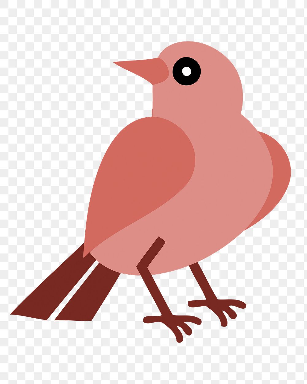 Bird png illustration, transparent background. Free public domain CC0 image.