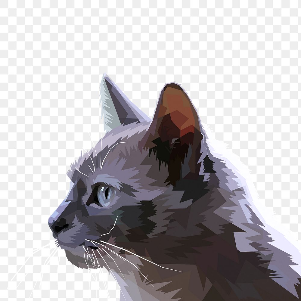 Cat png illustration, transparent background. Free public domain CC0 image.