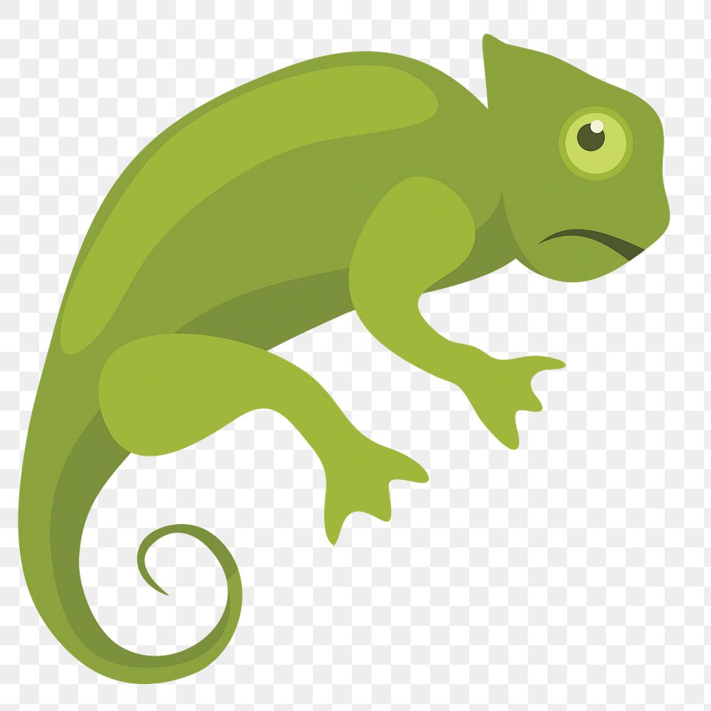 Chameleon png illustration, transparent background. Free public domain CC0 image.