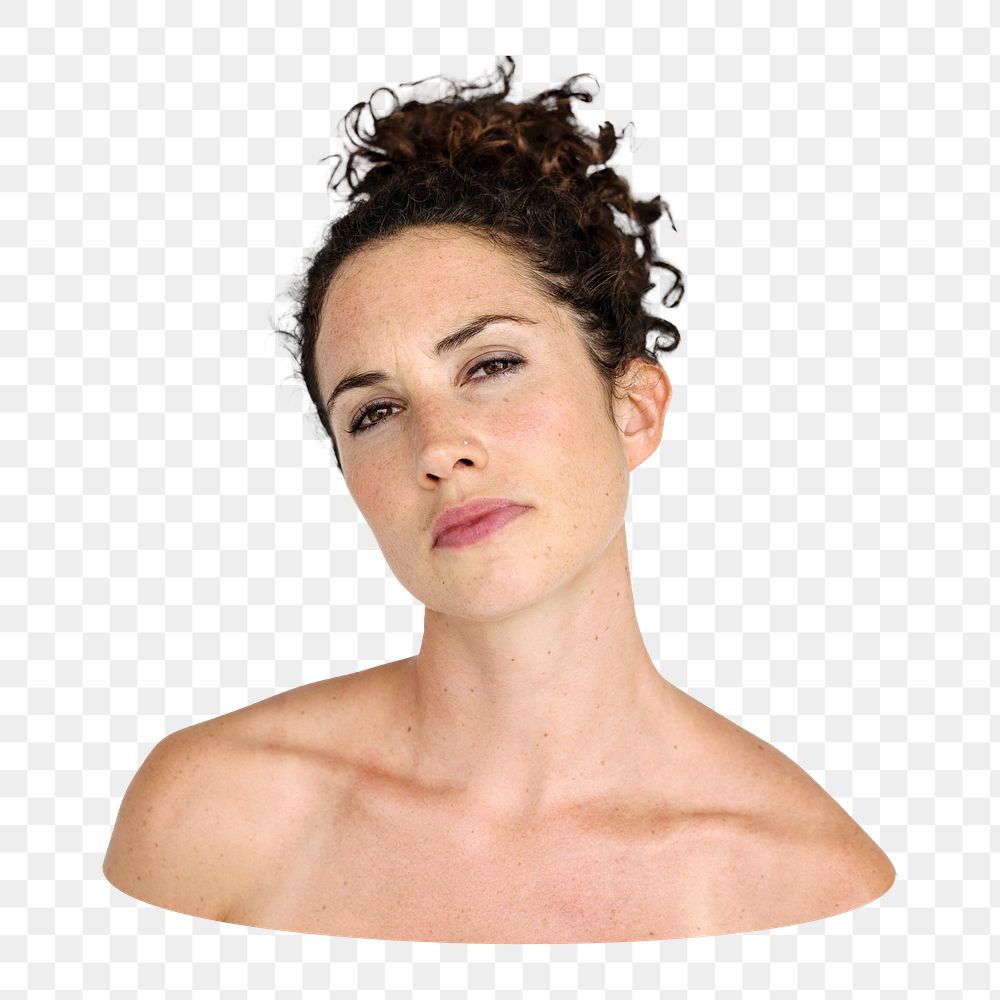 Beautiful woman png, transparent background