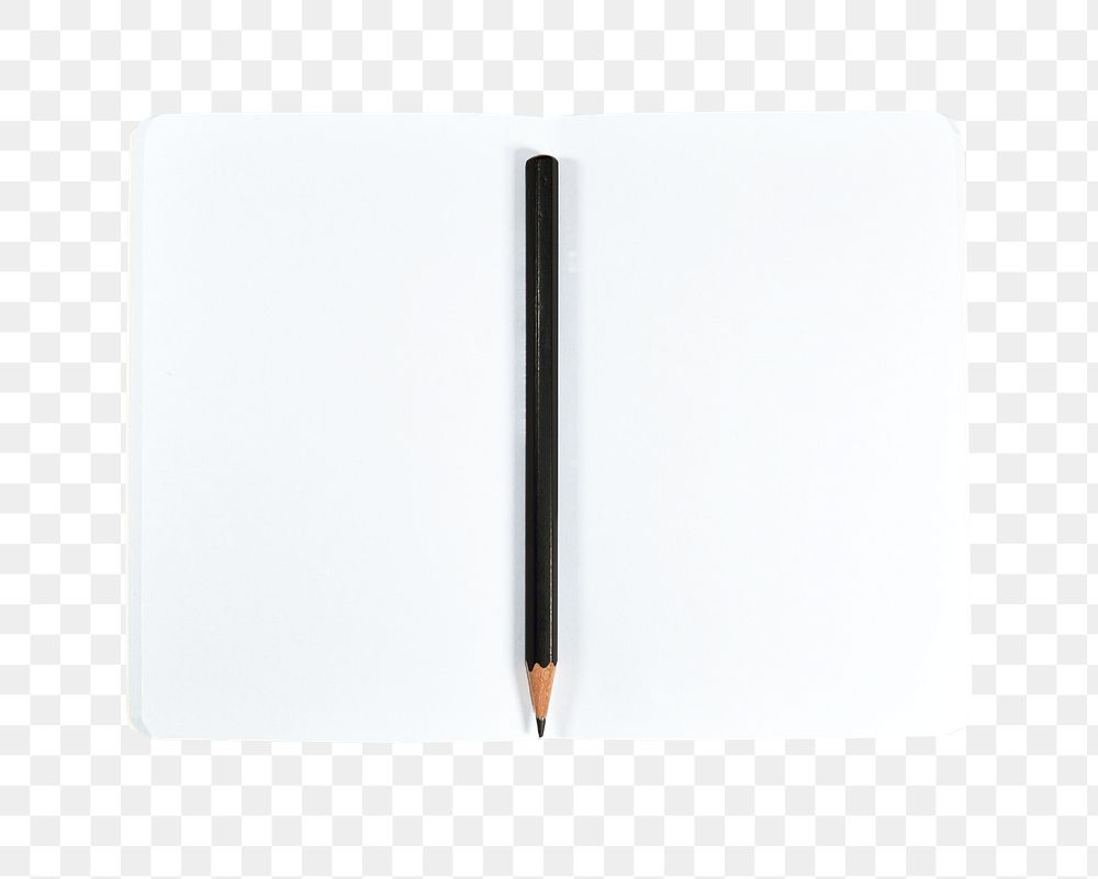 Pencil png stationery sticker, transparent background