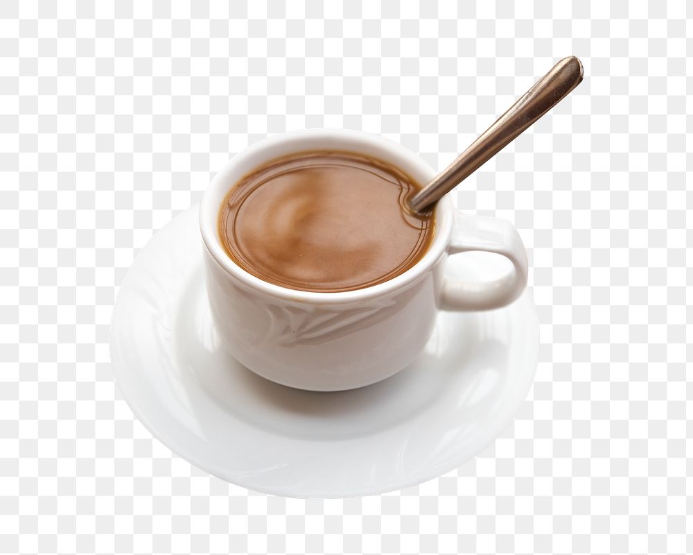 Hot chocolate cup png, transparent background