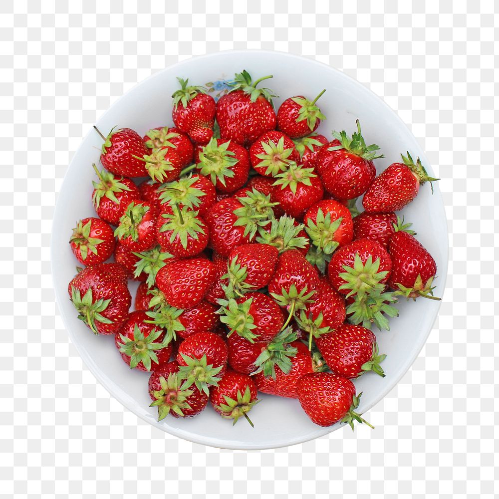 Strawberry fruit png, transparent background