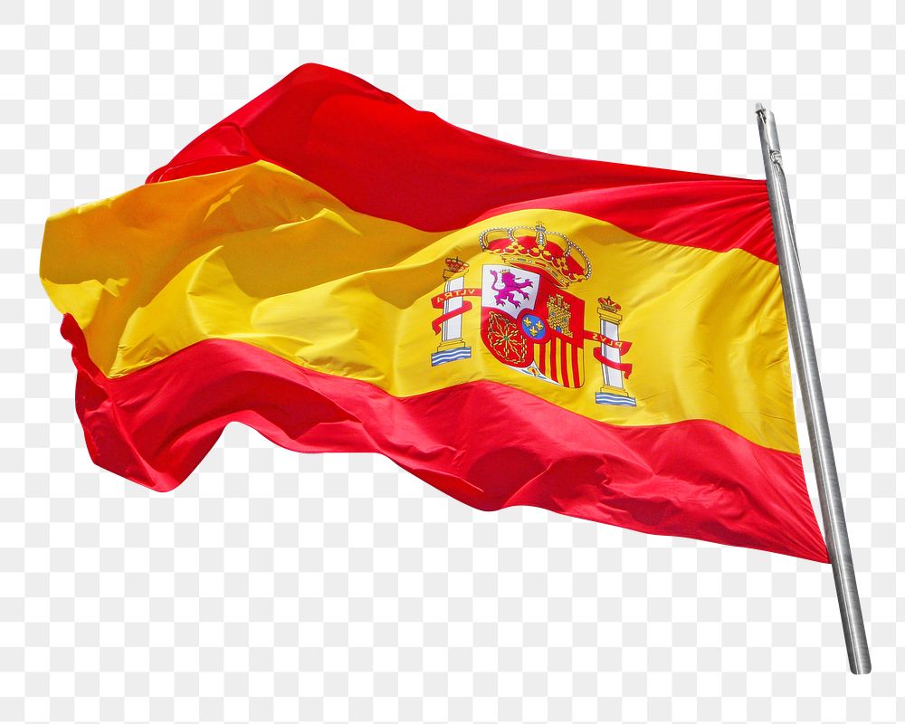 Spanish flag png, transparent background | Free PNG - rawpixel