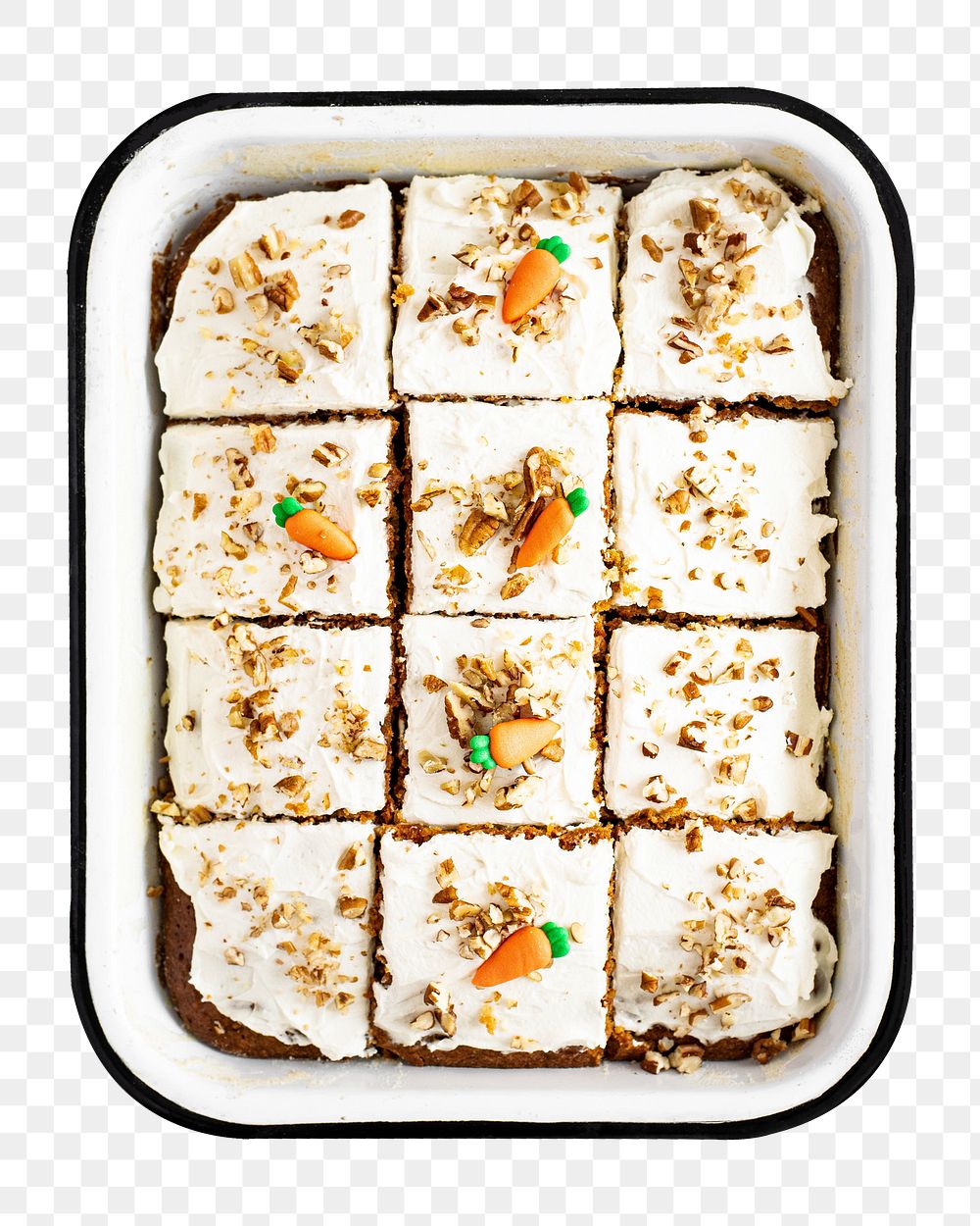 Carrot cake png, transparent background