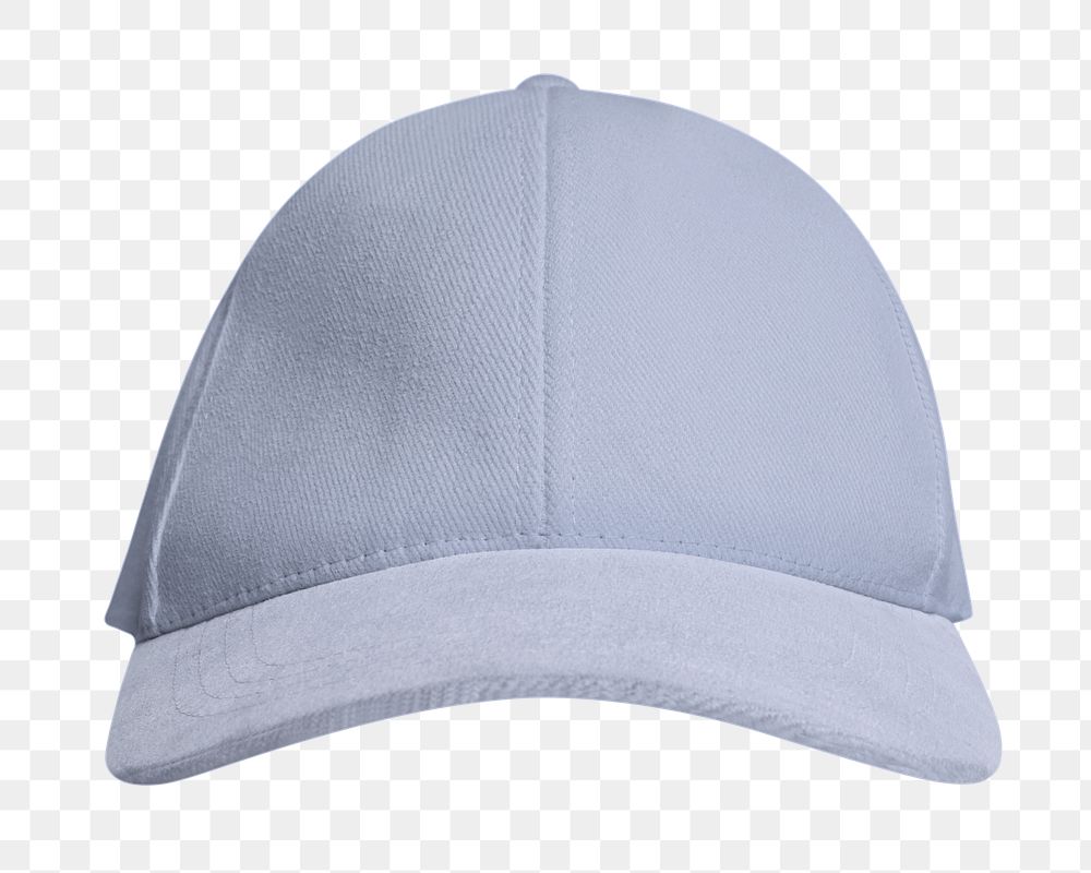 Purple baseball cap png, transparent background