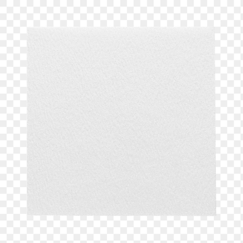 White notepad png sticker, transparent background