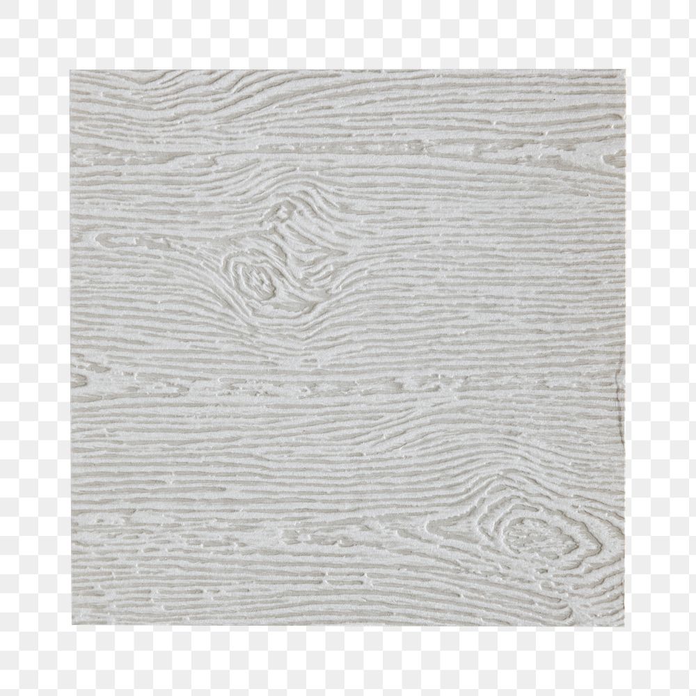 Gray wood texture png sticker, transparent background