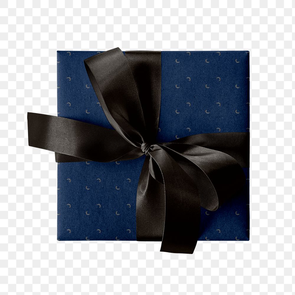 Luxury gift box png, transparent background