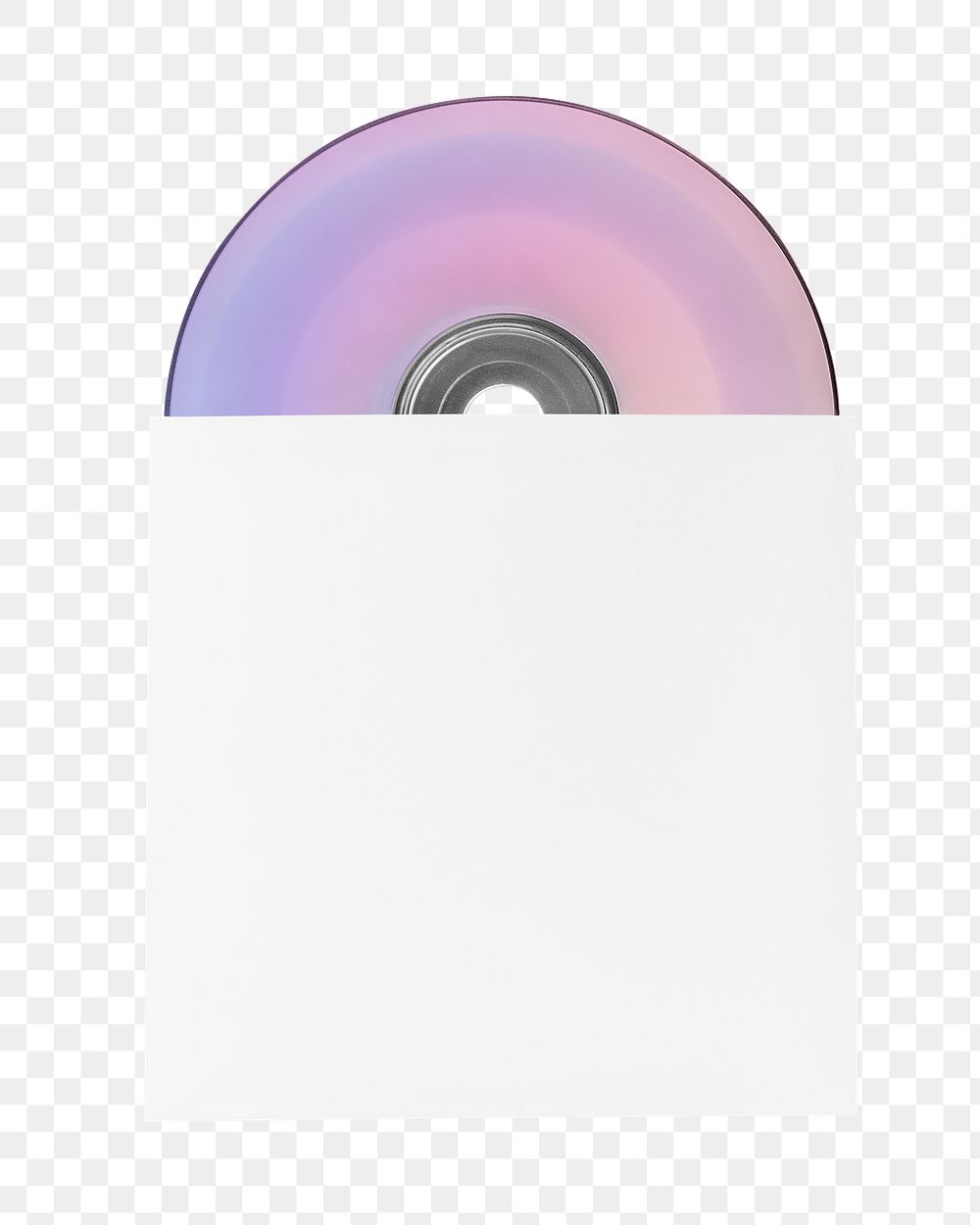 CD album cover png, transparent design